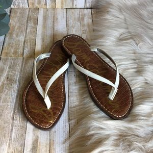 Sam Edelman White Gracie Sandals